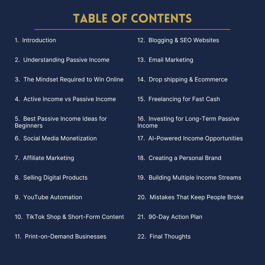 How to Make Money Online and Build Passive Income