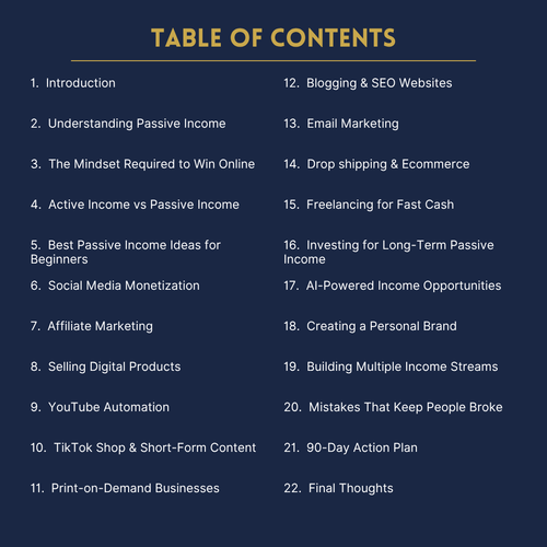 How to Make Money Online and Build Passive Income